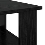 Coffee Table Black Oak 90 x 50 x 45 cm Engineered Wood 8000253