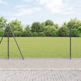 ZNTS Fence Posts with Base Plates 26 pcs Ø32mm 68.5cm Galvanised Steel 3350245