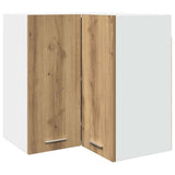 Hanging Corner Cabinet Lyon Artisan Oak 57x57x60 cm Engineered Wood 856123