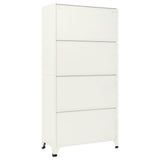 Locker Cabinet Grey and Blue 90x40x180 cm Steel 339826