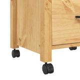 Kitchen Trolley MONZA 48x40x88.5 cm Solid Wood Pine 376085
