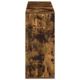 Sideboard Smoked Oak 120x30x75 cm Engineered Wood 813065