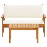 Garden Sofa Set 2 pcs Brown Solid Acacia wood 4106579