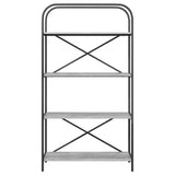 Bookshelf Grey Sonoma 80 x 30 x 146 cm Engineered wood 879842