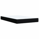 Box Spring Bed with Mattress Black 120x200 cm Fabric 3285368