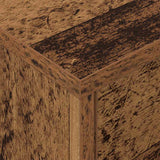 Bedside Table Old Wood 40.5 x 40 x 48 cm Engineered Wood 891068