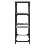 Console Table Grey Sonoma 89.5x28x76 cm Engineered Wood 833386