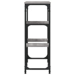 ZNTS Console Table Grey Sonoma 89.5x28x76 cm Engineered Wood 833386