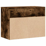 816050 Shoe Bench Smoked Oak 60x30x45 cm Engineered Wood