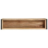 321938 Planter 90x20x68 cm Rough Mango Wood