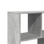Bookcase Concrete Grey 100x33x156.5 cm Engineered Wood 3309369