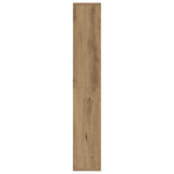 Bookcase Artisian Oak 60x20x120.5 cm Engineered Wood 858155