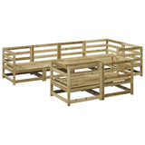 7 Piece Garden Sofa Set Impregnated Wood Pine 3299492