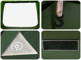 Cabin Tent with Roof Green 210 x 210 x 138 cm Polyester 42028505