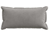 Cushion Cover 6 pcs HOUTEN Light Grey 50 x 75 cm Corduroy 919804