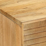 4 Piece Bathroom Furniture Set Brown Solid Wood Mango 3310008