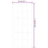 Sliding Door with Hardware Set ESG Glass&Aluminium 90x205 cm 3081964