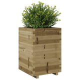 Garden Planter 50x50x72.5 cm Impregnated Wood Pine 3282578