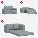 Sofa Bed Light grey 148 x 71 x 83 cm Fabric 4106673