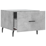 Coffee Tables 2 pcs Concrete Grey 50x50x40 cm Engineered Wood 829437