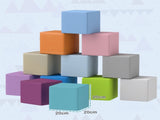 12 PCs Soft Play Blocks, Soft Foam Toy, Building and Stacking Blocks for Kids, Blue T3398P348552