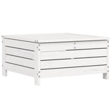 6 Piece Garden Sofa Set White Solid Wood Pine 3250745