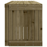 Garden Bench Extendable 212.5x40.5x45 cm Impregnated Wood Pine 832529