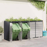 Wheelie Bin Storage for 4 Bins Anthracite 272 x 77.5 x 121.5 cm 3394785