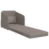 Sofa Bed Taupe 65 x 80 x 83 cm Fabric 4106642