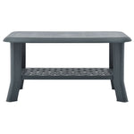 Coffee Table Green 90x60x46 cm Plastic 48794