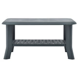 Coffee Table Green 90x60x46 cm Plastic 48794