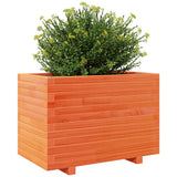Garden Planter Wax Brown 70x40x49.5 cm Solid Wood Pine 3282551
