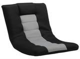 Floor Chair, Folding Floor Sofa with Adjustable Backrest, Wide Seat, Swivel Base, Black T3398P554112
