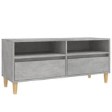 TV Cabinet Concrete Grey 100x34.5x44.5 cm Engineered Wood 831897