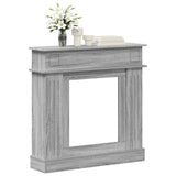 Fireplace Surround Grey Sonoma 102 x 26 x 100 cm 8006648
