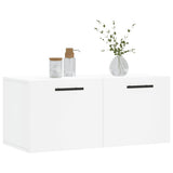 Wall Cabinet White 80x36.5x35 cm Engineered Wood 830100