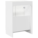 Bathroom under Sink Cabinet High Gloss White 890048