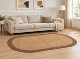 Area Rug Grey 122 x 183 cm Jute 42010702