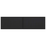 Wall-Mounted Headboard EDE Black Engineered Wood 896056