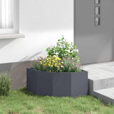 Corner Planter Anthracite 60 x 60 x 35 cm Steel 883642