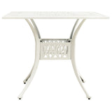 Bistro Set White Cast aluminium Standard Durable Bistro Set 3070588