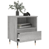 Bedside Cabinets 2 pcs Grey Sonoma 40x35x50 cm Engineered Wood 830617