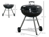 Portable Kettle Charcoal Grill - Black T3398P328036