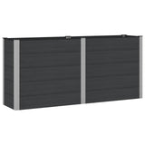 Garden Raised Bed Black 200 x 50 x 91 cm 42038985