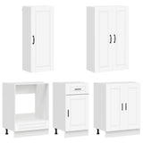 Kitchen Unit PORTO 5 pcs White Engineered Wood 3438285
