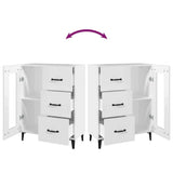Sideboard White 69.5x34x90 cm Engineered Wood 812213