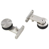 Sliding Door Hardware Kit 183 cm Stainless Steel Silver 142825