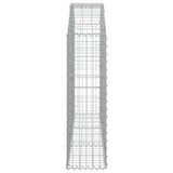 Arched Gabion Basket 150x30x100/120 cm Galvanised Iron 153445