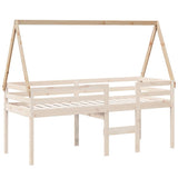 Kids'Bed Roof 209x85,5x88 cm Solid Wood Pine 846949