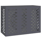 Air Conditioner Cover Anthracite 110 x 50 x 80 cm Steel 865906